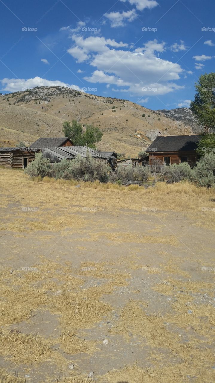 Ghost town in Montana