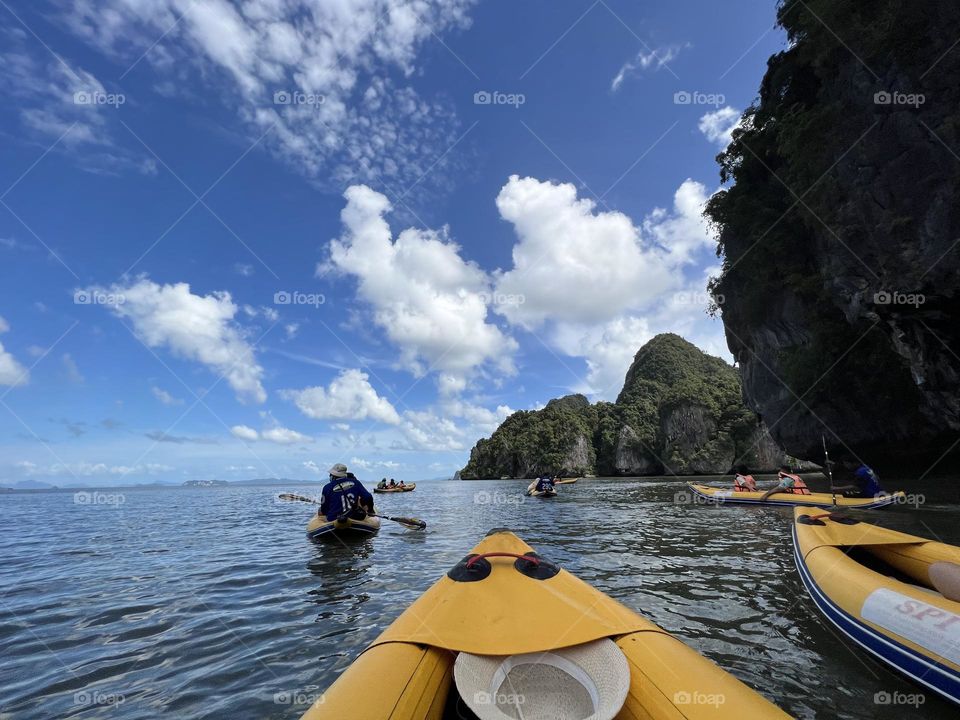 Kayaking in thailand