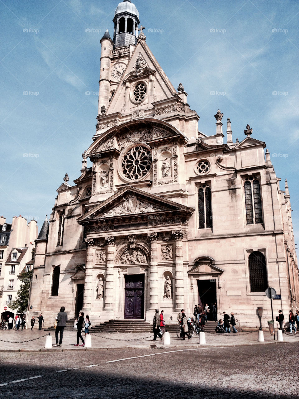 Iglesia de Saint-Etienne-du-Mont. Iglesia de Saint-Etienne-du-Mont (Paris - France)