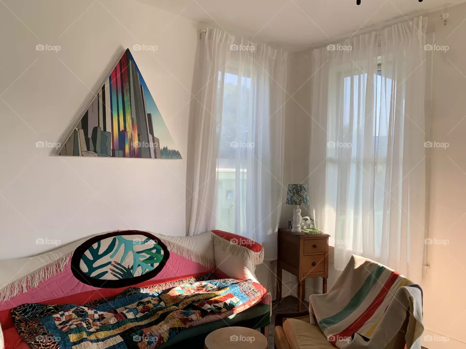 Beautiful little cottage front room. {New Orleans, LA}