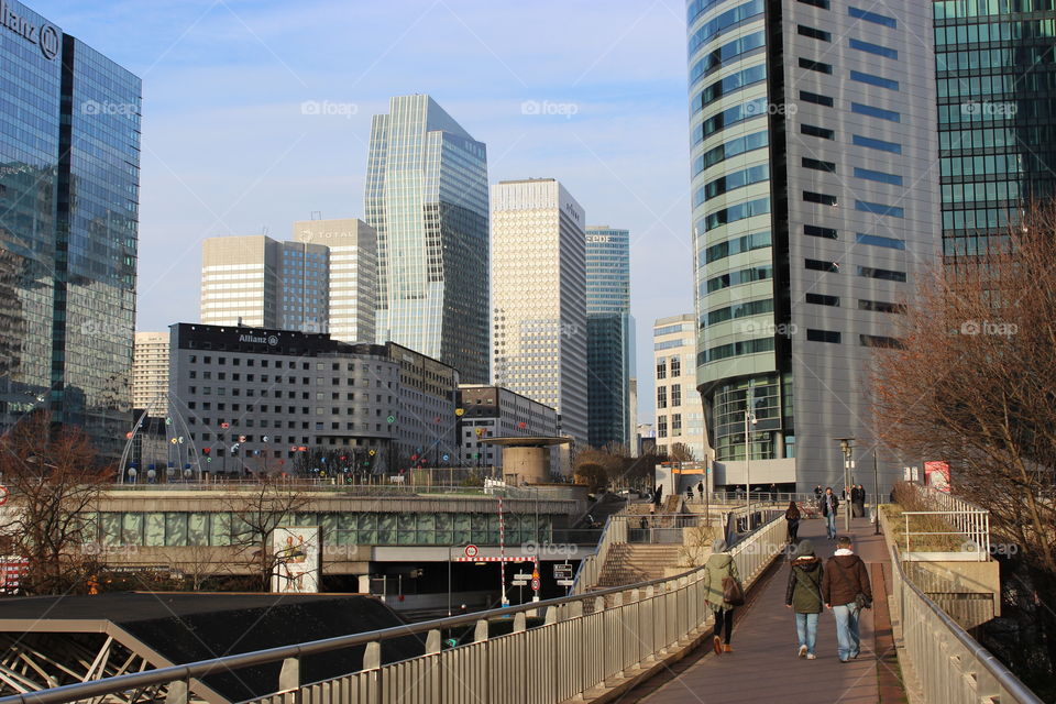 At The Defence,The Financial district at Paris,France