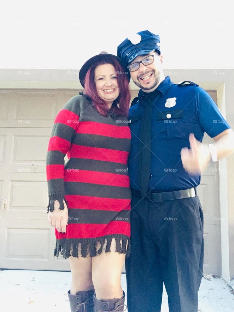 Freddy and a cop