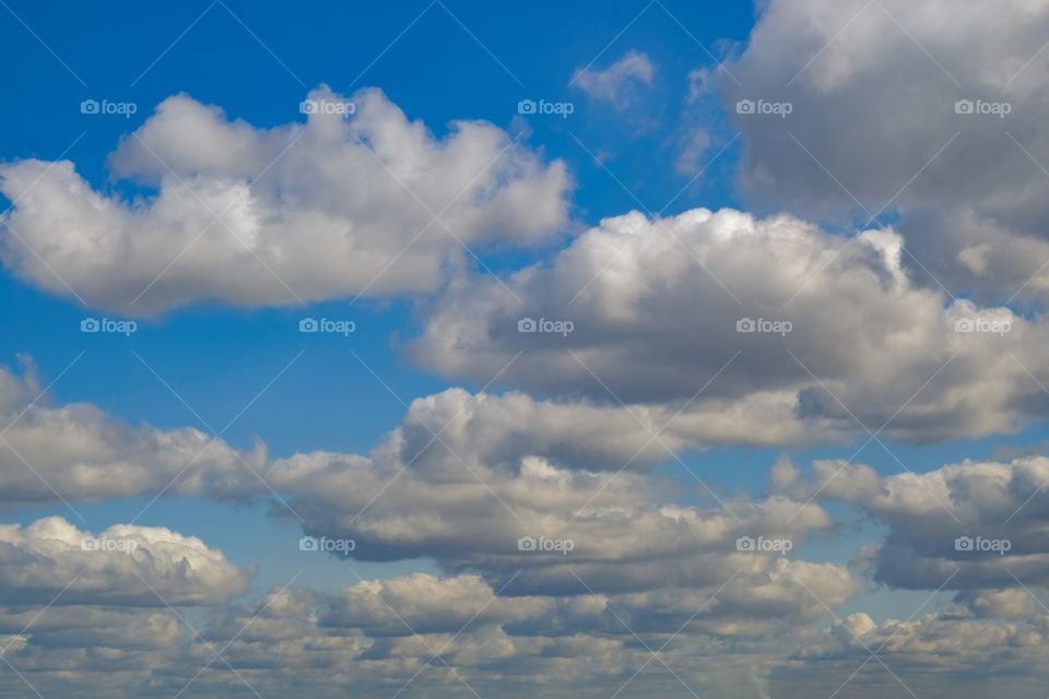 Cloudy weather with blue sky,  abstract background