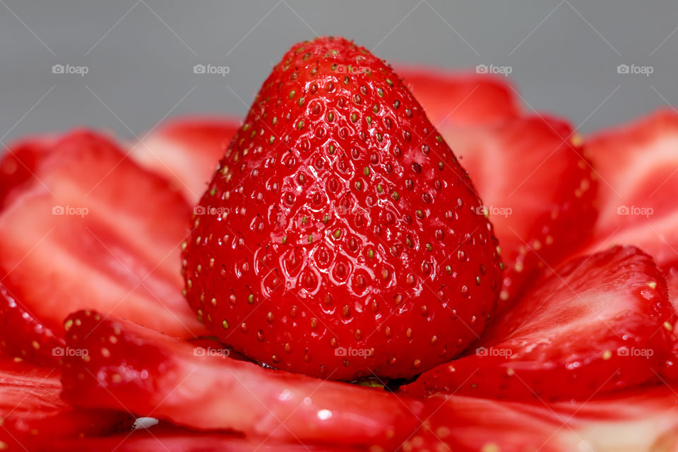 Strawberry and slice