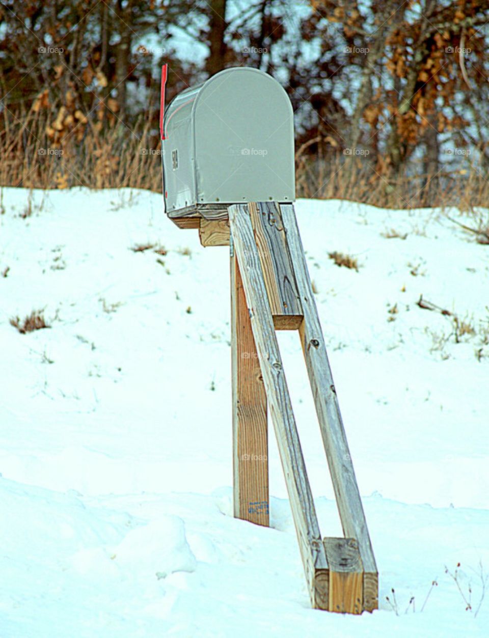Mail box in the winter
