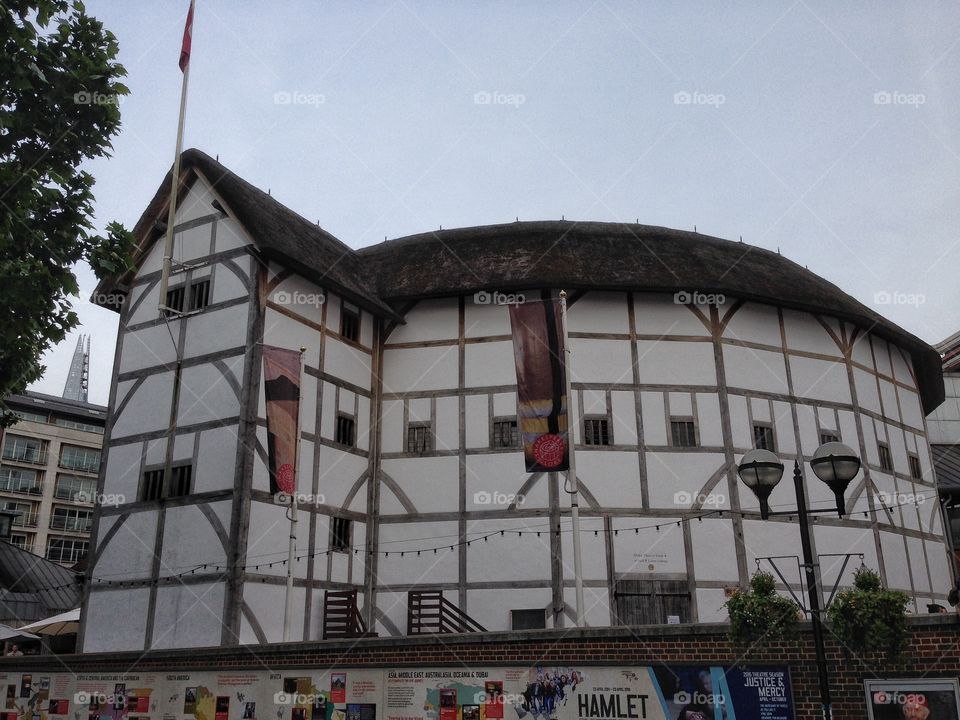 Globe theatre. Globe theatre, London
