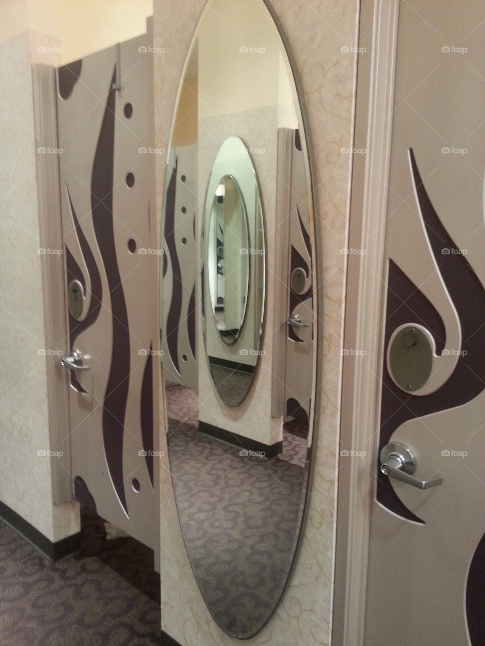 Multiple Mirrors. dressing room mirrors
