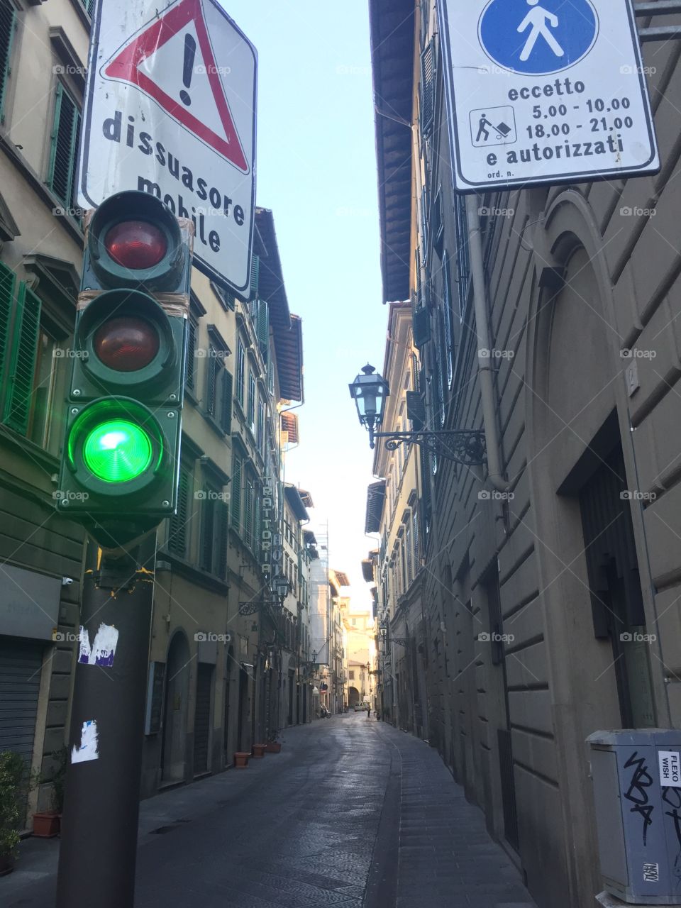The streets of Firenze, Italy 