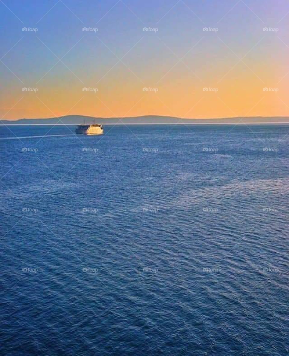 Split city from croatia