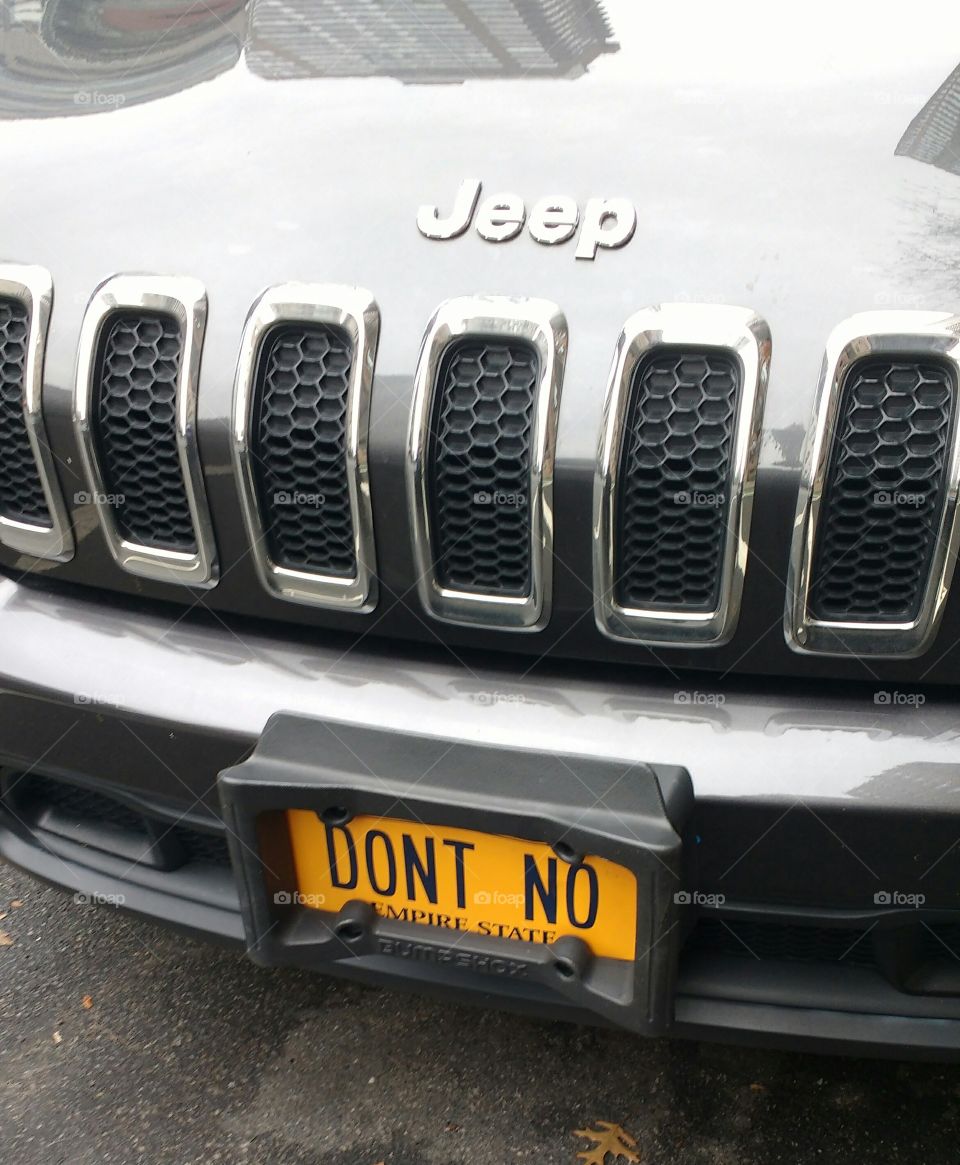 License Plate New York city