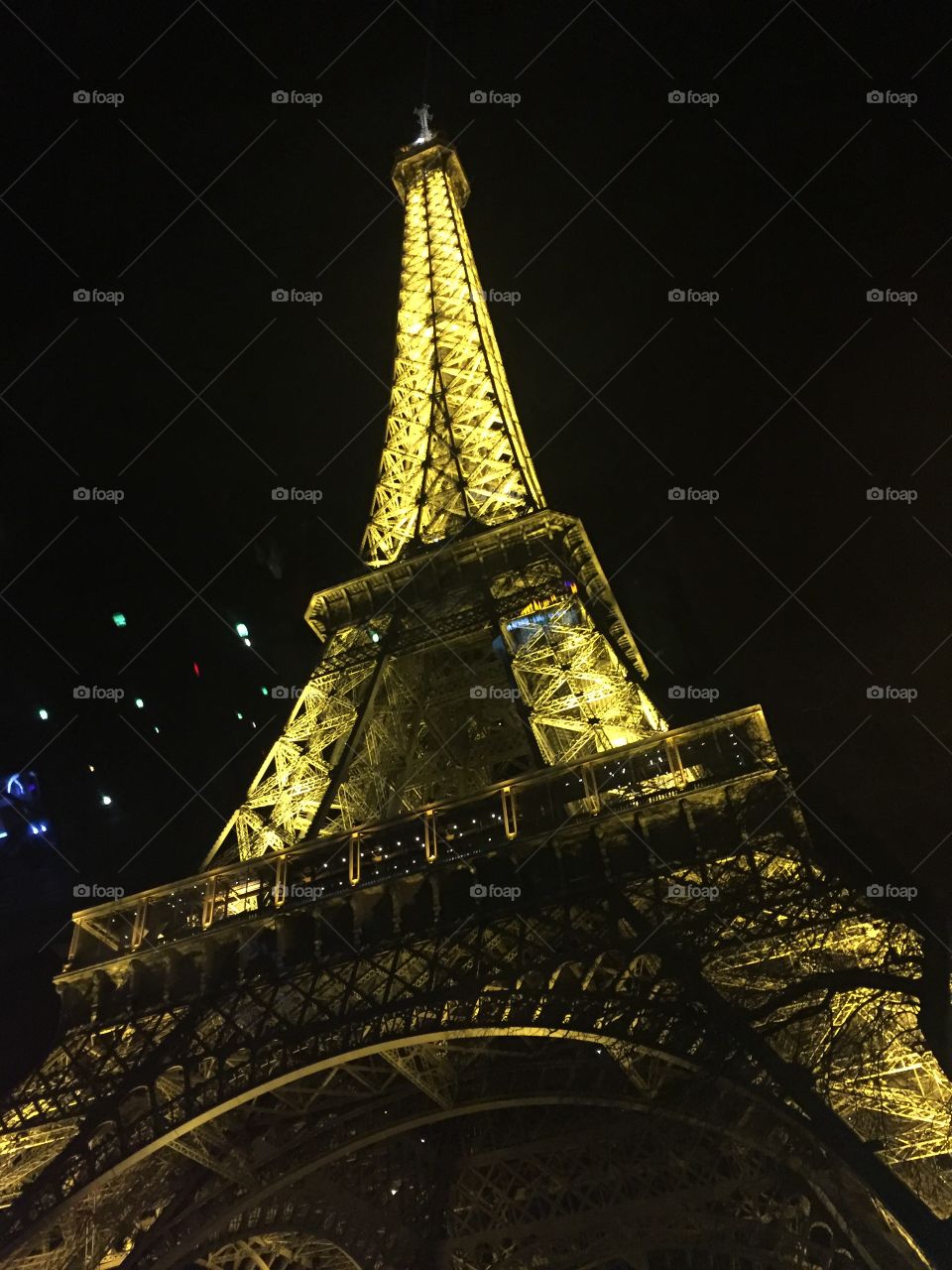 Eiffel Tower at night