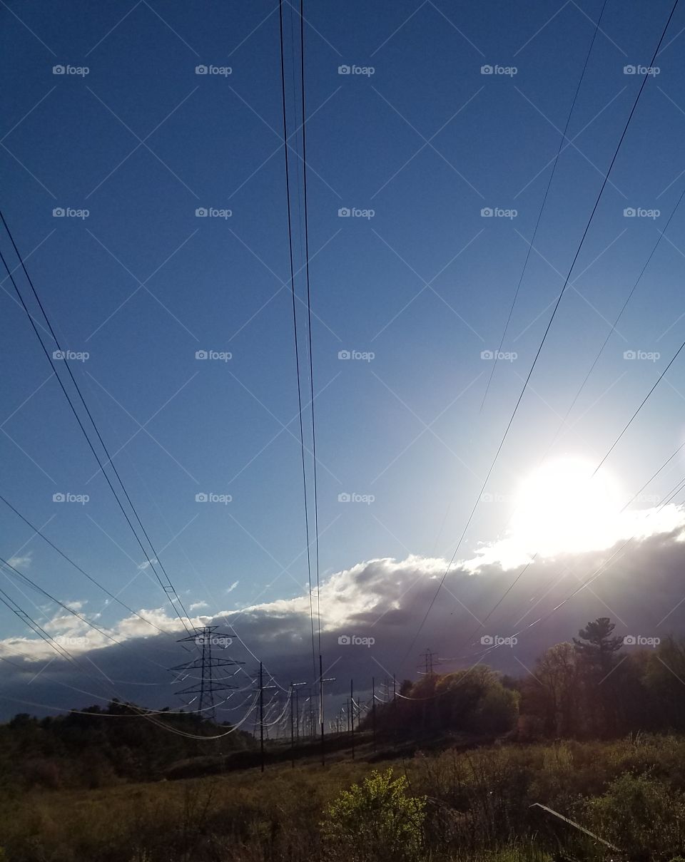 Sky, Electricity, Landscape, Power, No Person