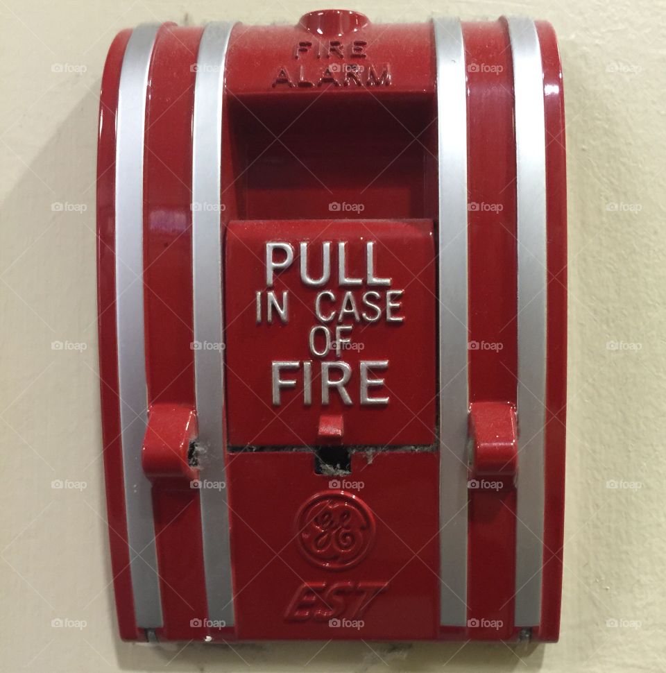Pull in case of fire