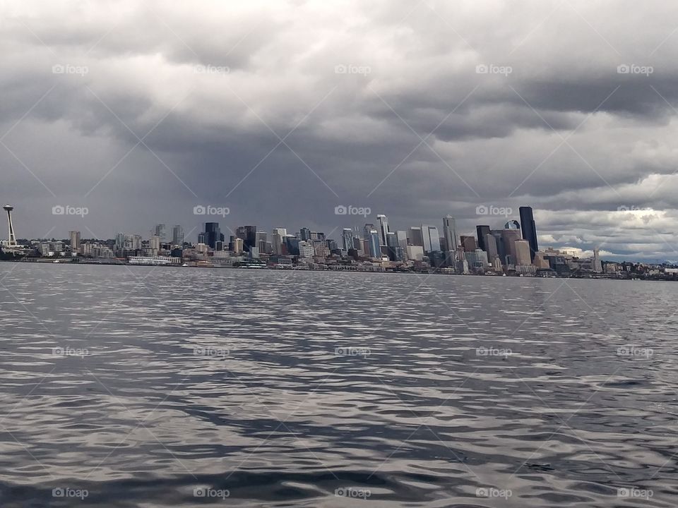 seattle from water