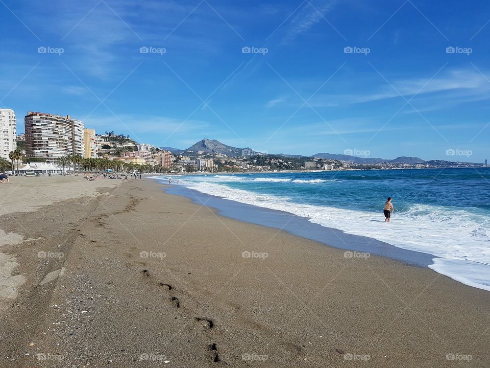 Beach in Malaga