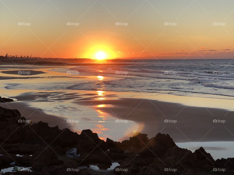 Sunset sky cloud Morocco 