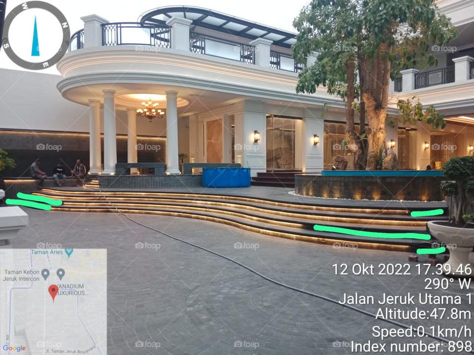 house photo from a distance, Side style