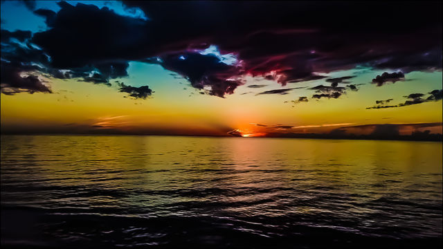 Beach sunset
