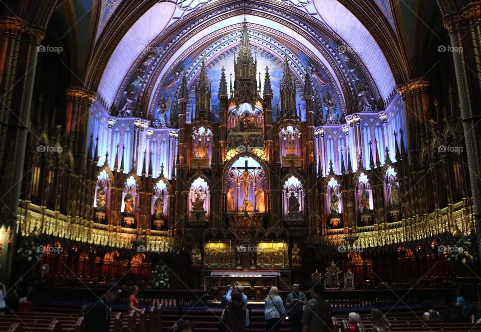 In a Cathedral in Canada 