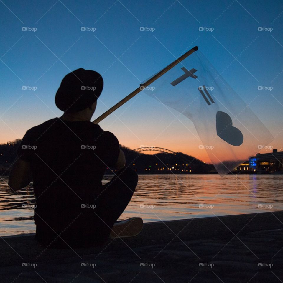 Water, Sea, Sunset, People, Beach