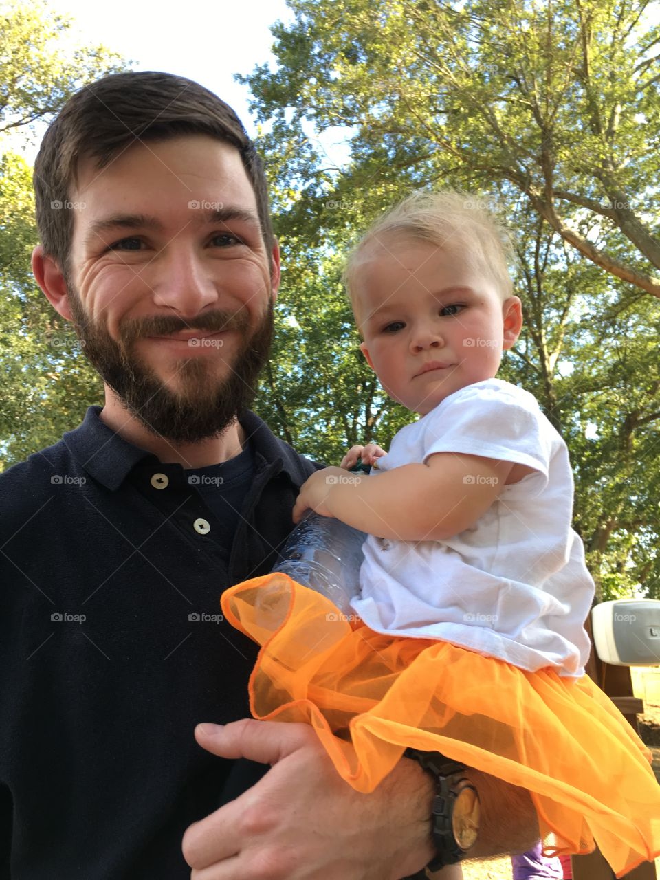 Daddy and daughter 