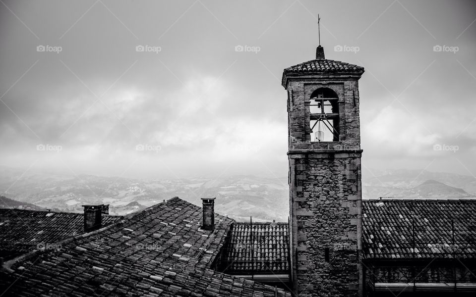 Tower. San Marino watch tower