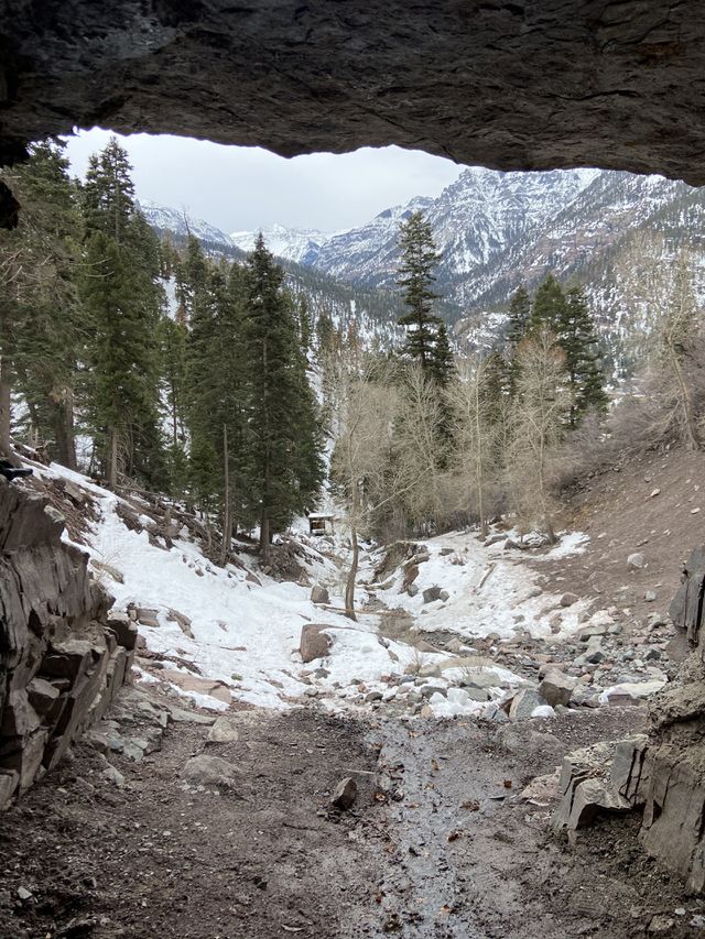 Entrance to a cave