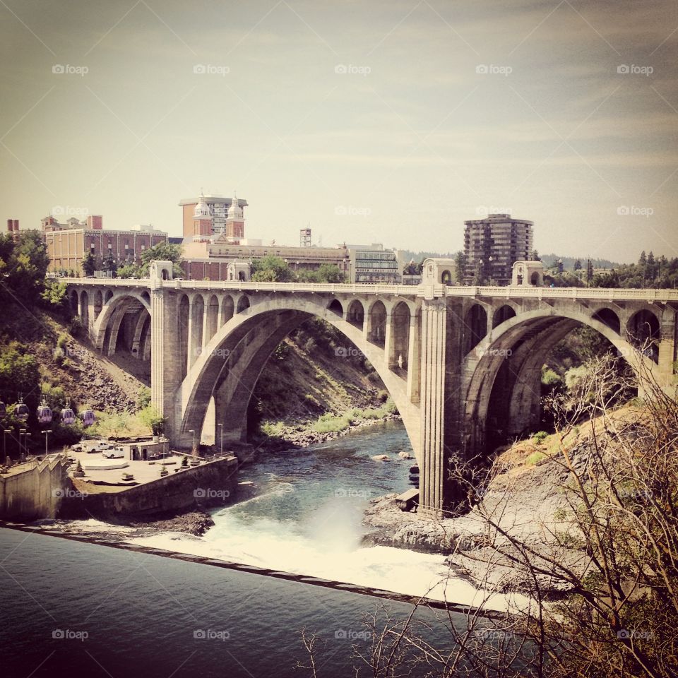 Bridge at Spokane Falls