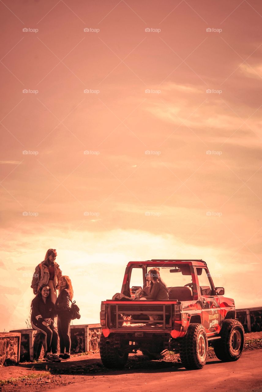 keren seperti sedang menikmati liburan