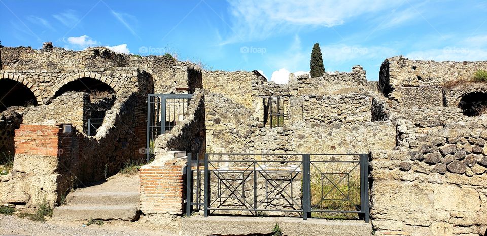 Pompeii ruins Italy streets