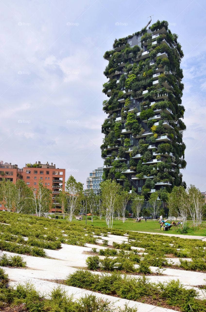 "Vertical Forest" Modern architecture of Milan
 