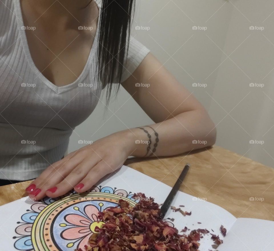 una forma de ver las hojas #a way to see the leaves