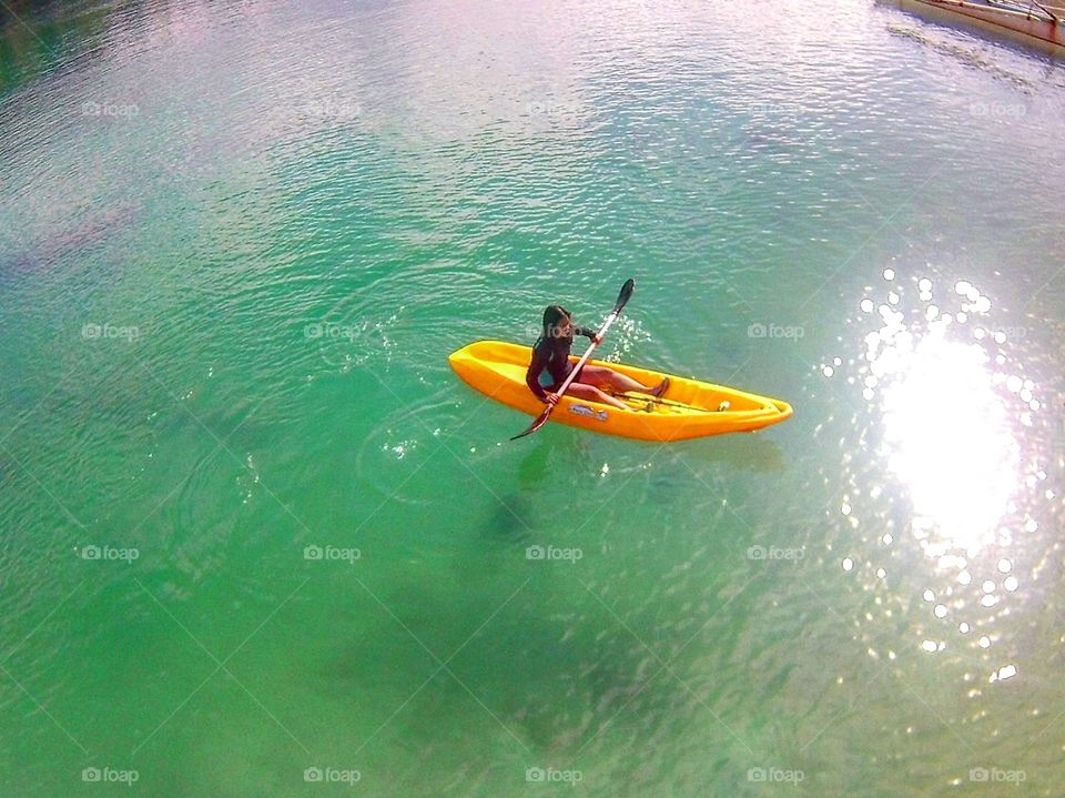 Kayaking at Libtong Cove Philippines