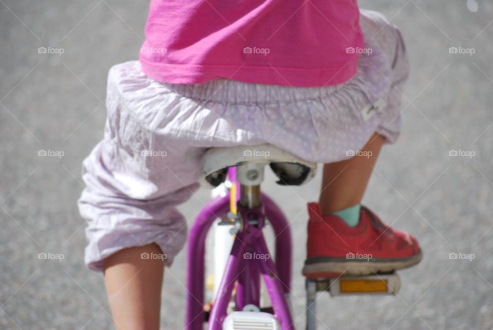 Girl on bike 