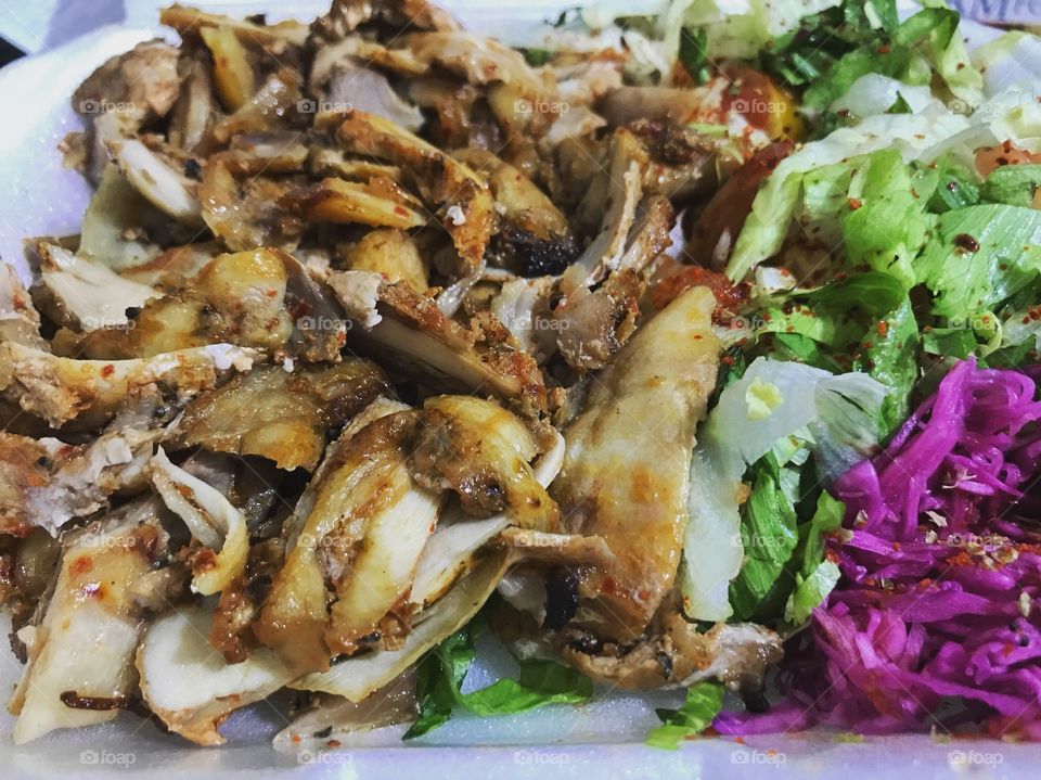 Turkish chicken salad