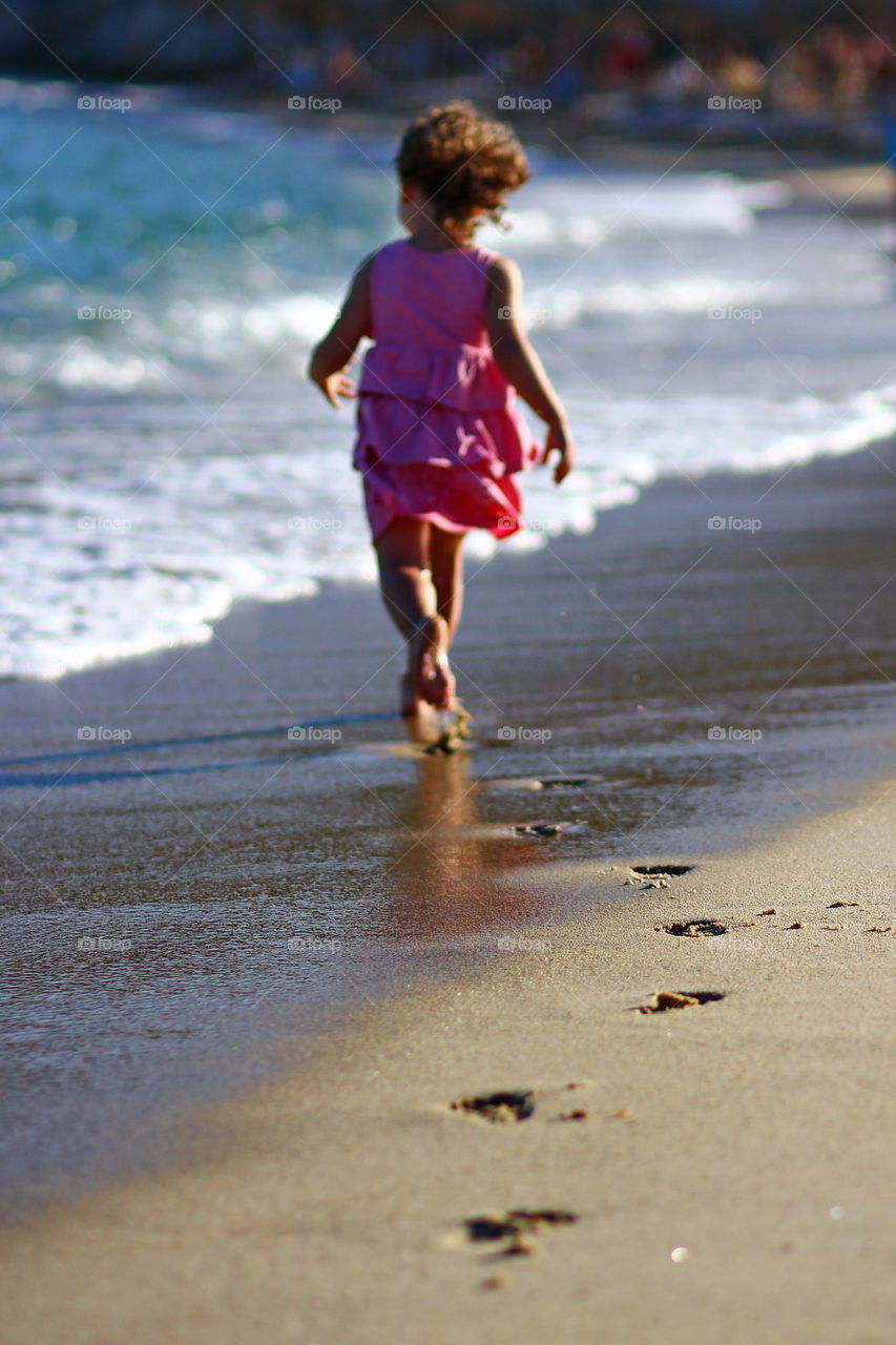 Steps in the sand