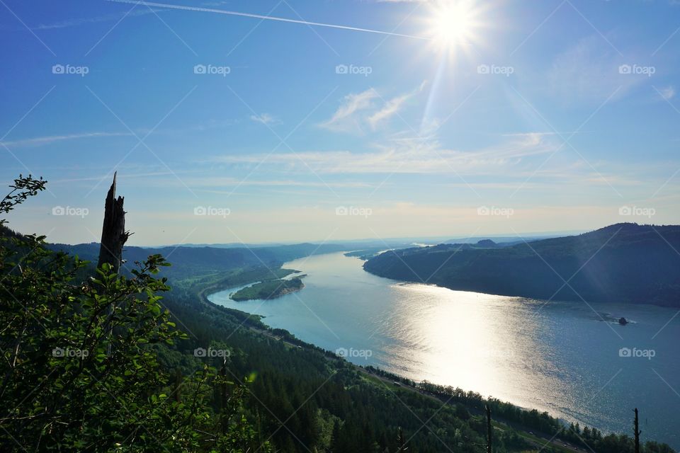 Where Angels Rest. View of the Gorge from the increasingly popular Angel's Rest hike outside of Portland, Oregon.