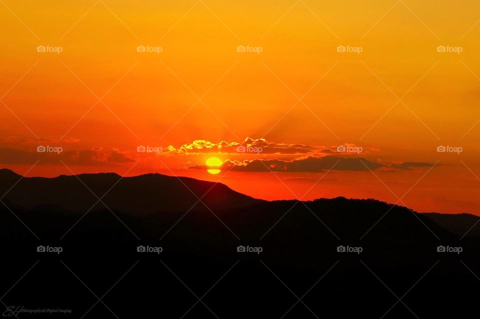 Mountain Sunset 