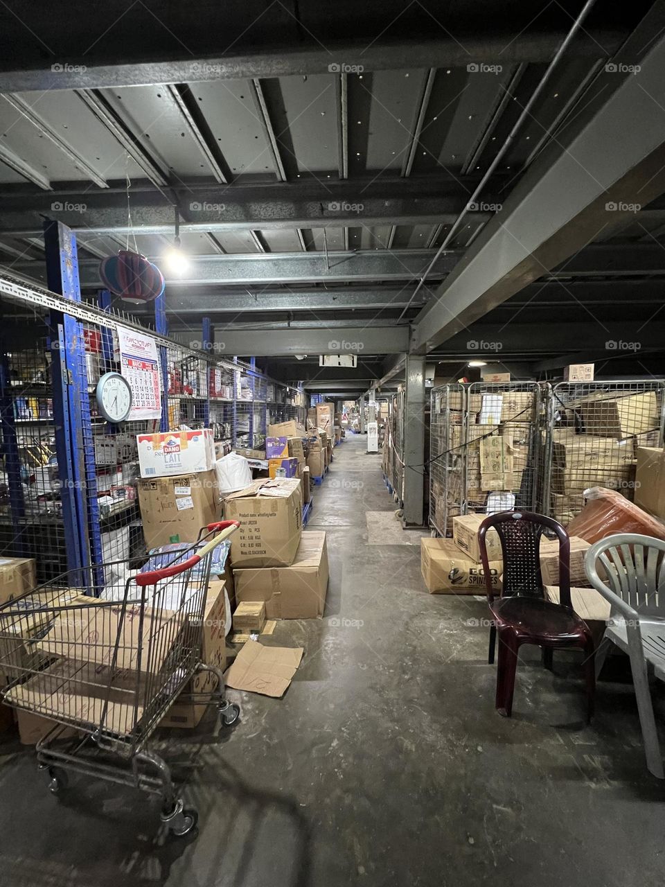 Inside a warehouse of FMCG