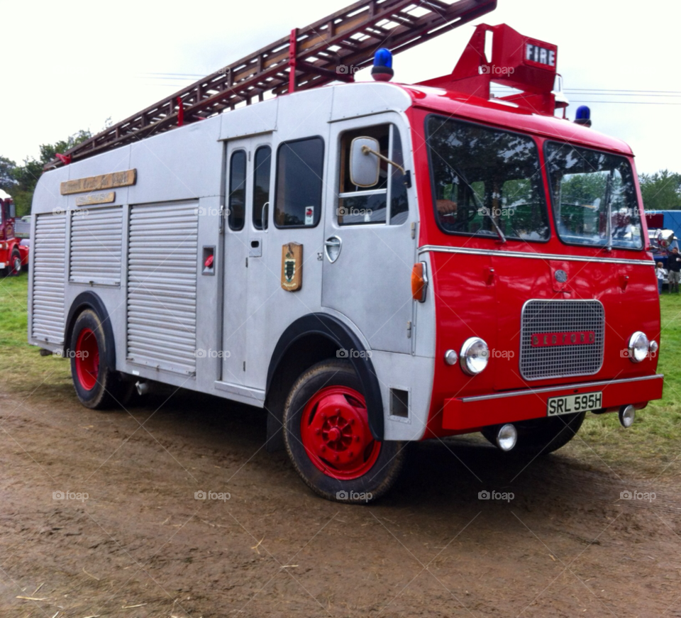 vintage emergency lorry fire engine by s7vyb
