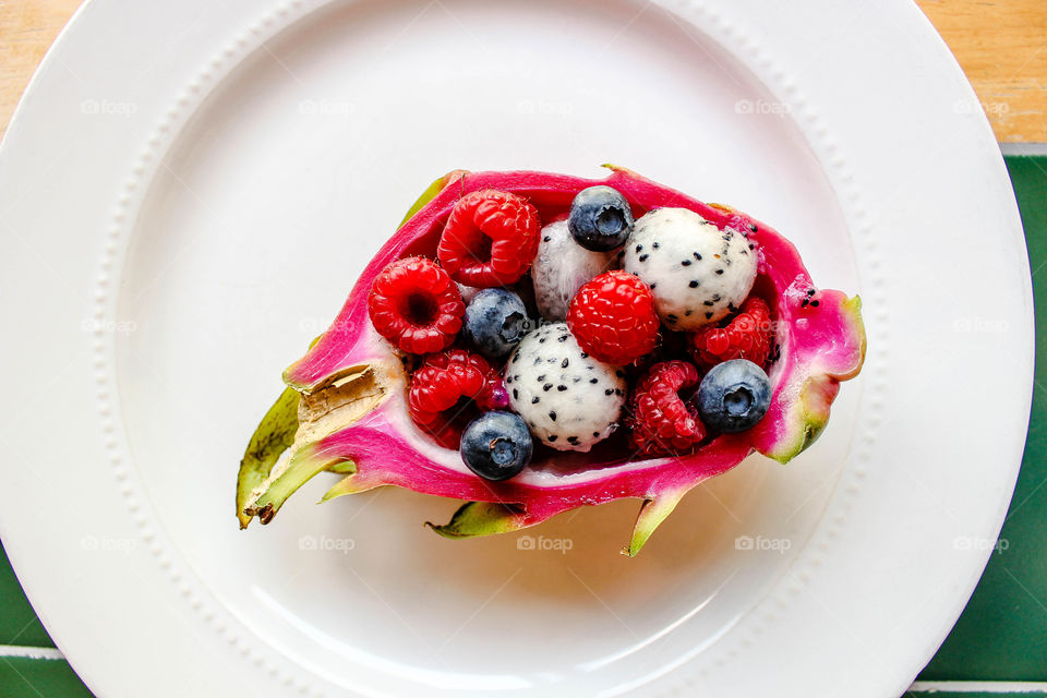 Dragon Fruit Salad