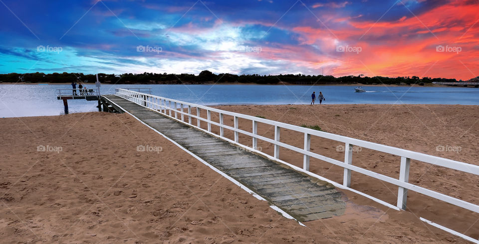 Sunset At Barwon Heads