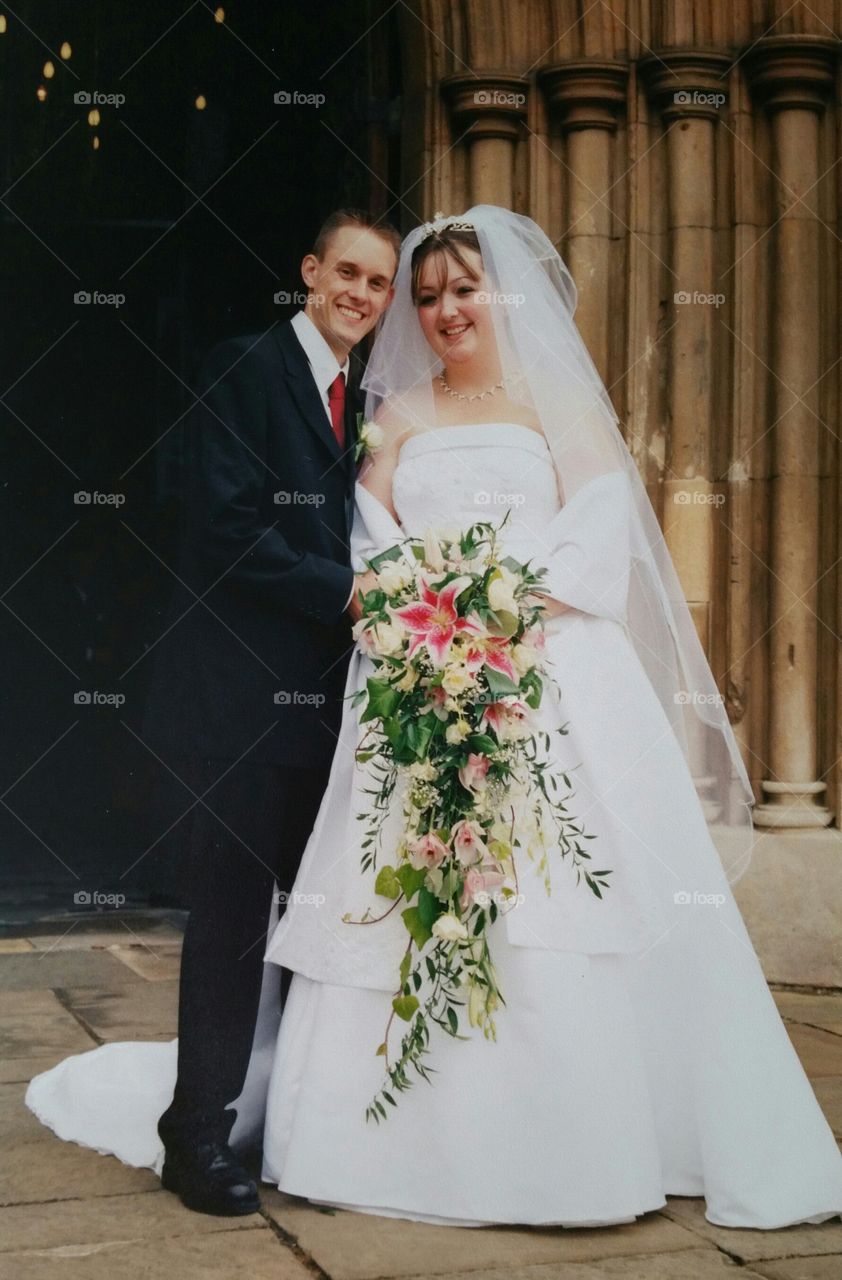 white traditional wedding