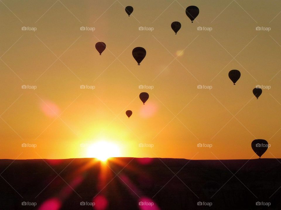 Sunrise over Cappadocia