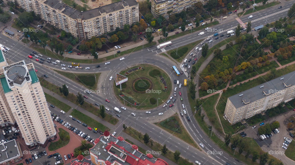 Circle road in Kyiv 