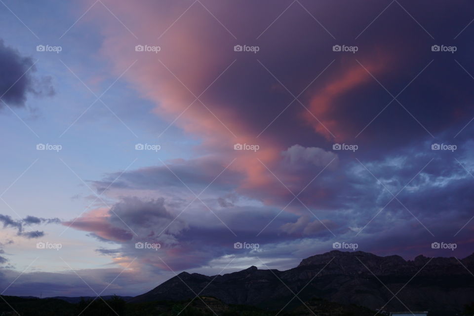 Sky#clouds#sunset#colors#moment#mountains