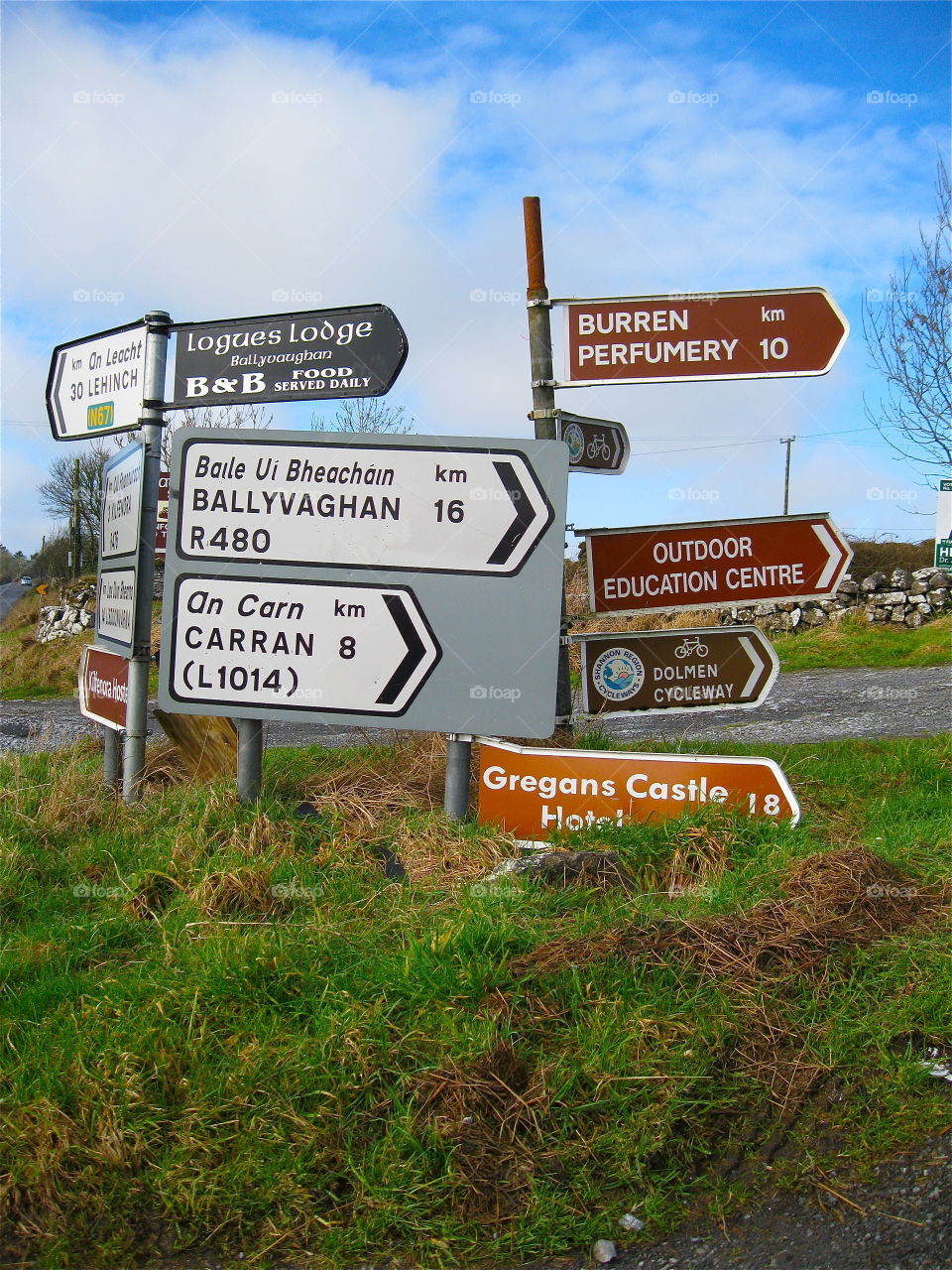 Irish road signs 