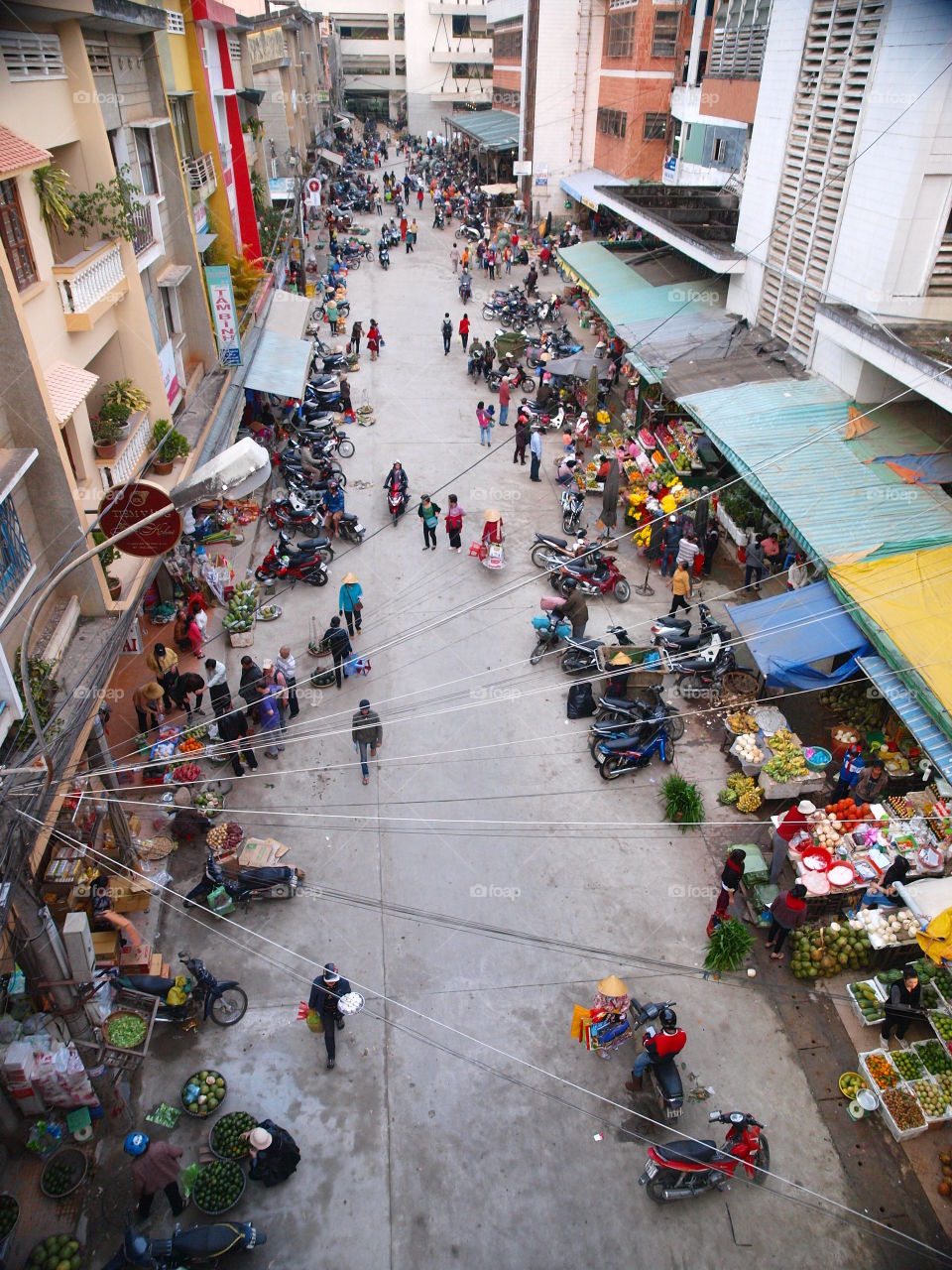 The Dalat city in Vietnam
