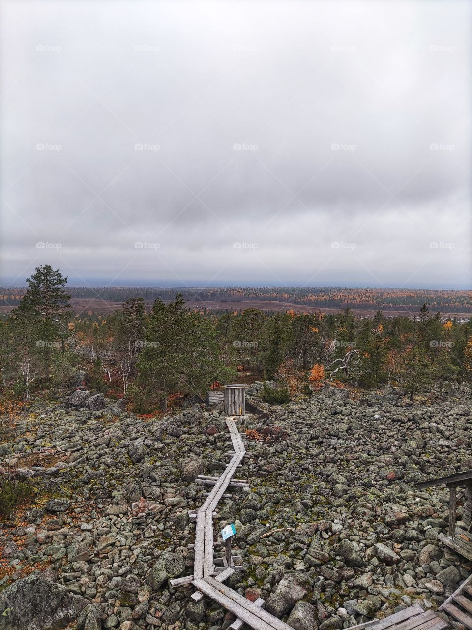View from up above! Lapland Finland.