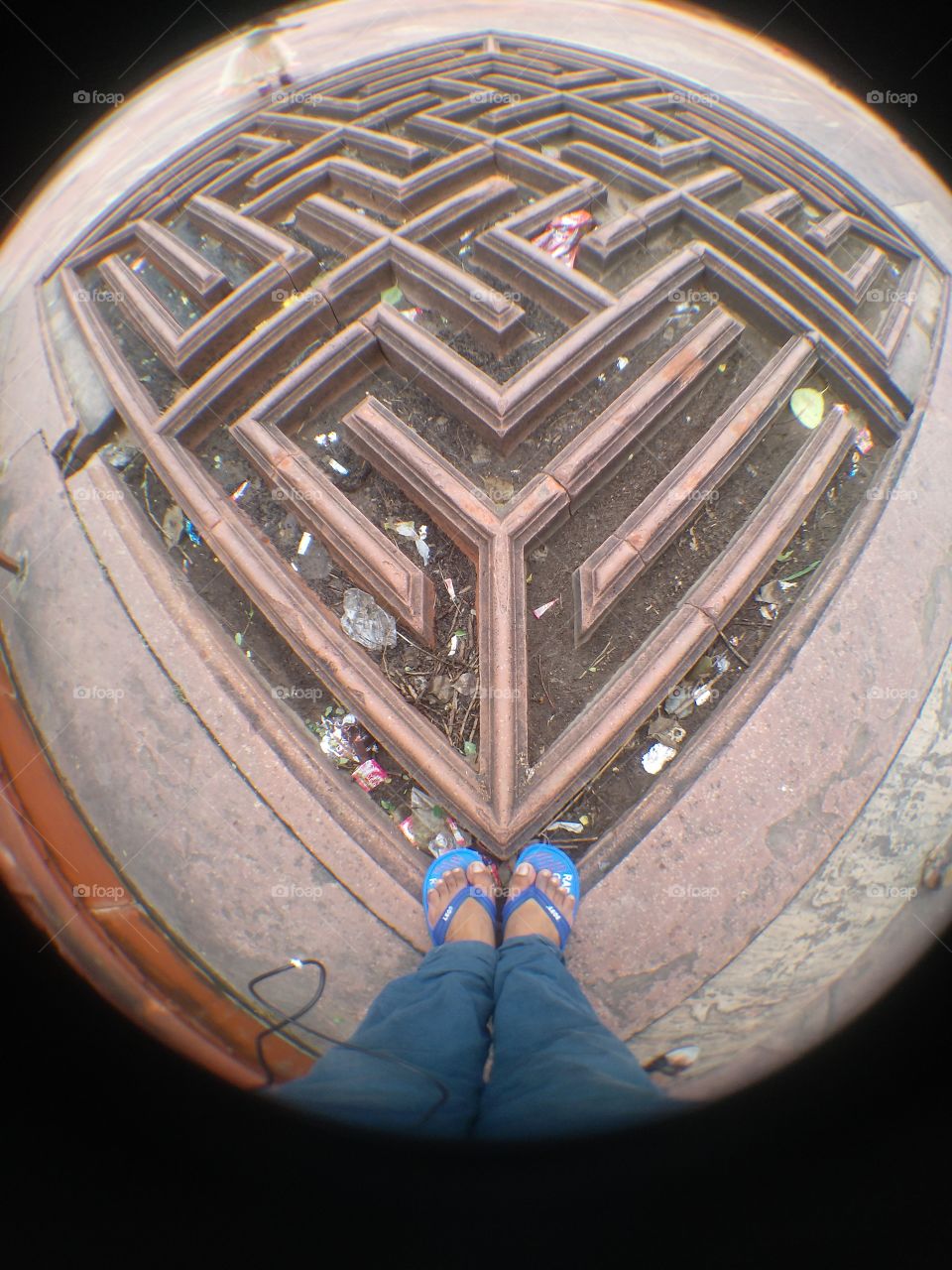 I stand on a puzzle .